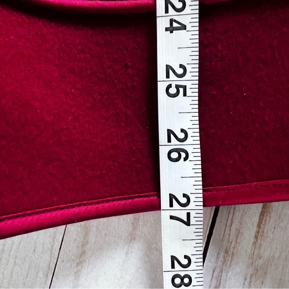 Talbots Red Wool Single Button Satin Lined Blazer size 16 - Picture 13 of 13